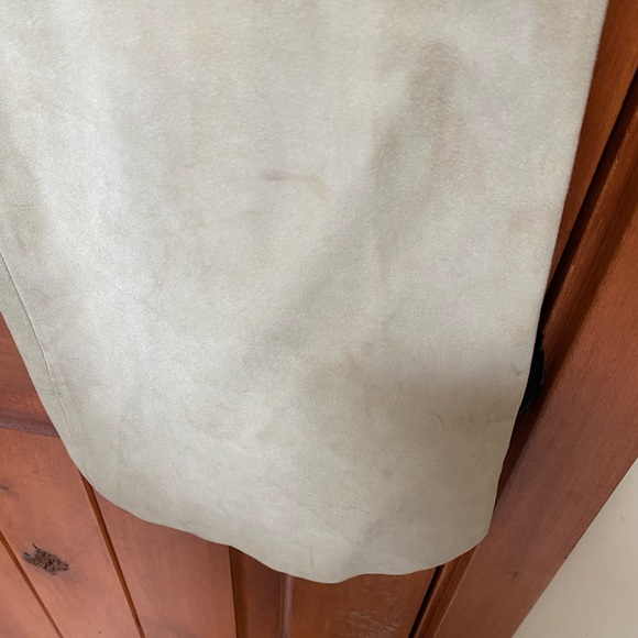 Express Design Studio “Editor” suede pants. Bootcut, size 8, cream/light khaki - Picture 10 of 15